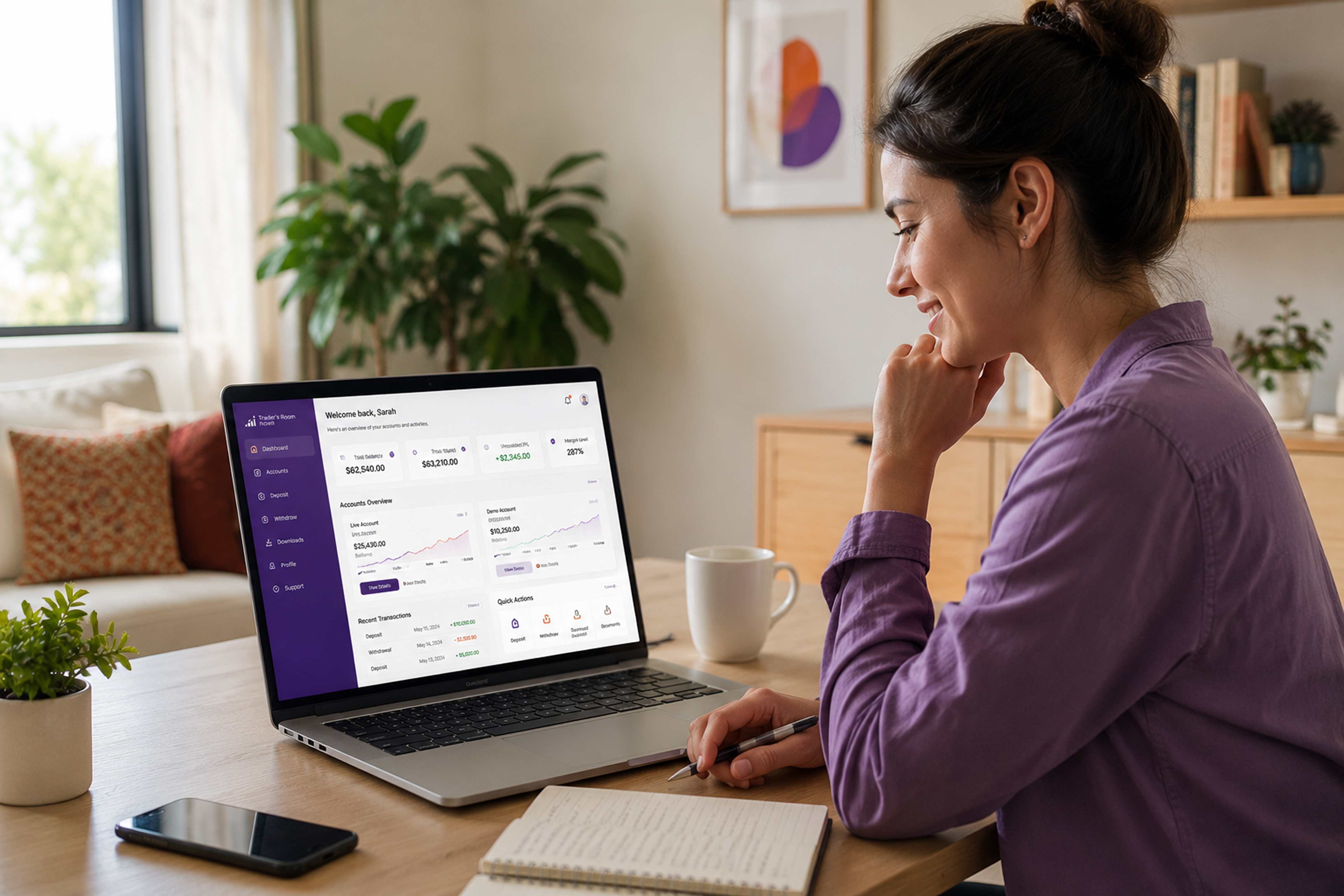 Client Portal (Trader’s Room)